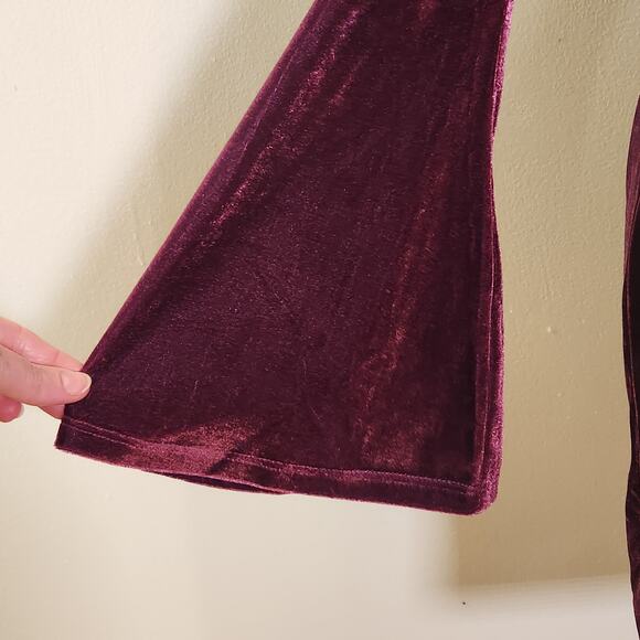 LULUS Glam Plum Velvet Off-the-Shoulder Mini Dress, Size Medium - Picture 9 of 14